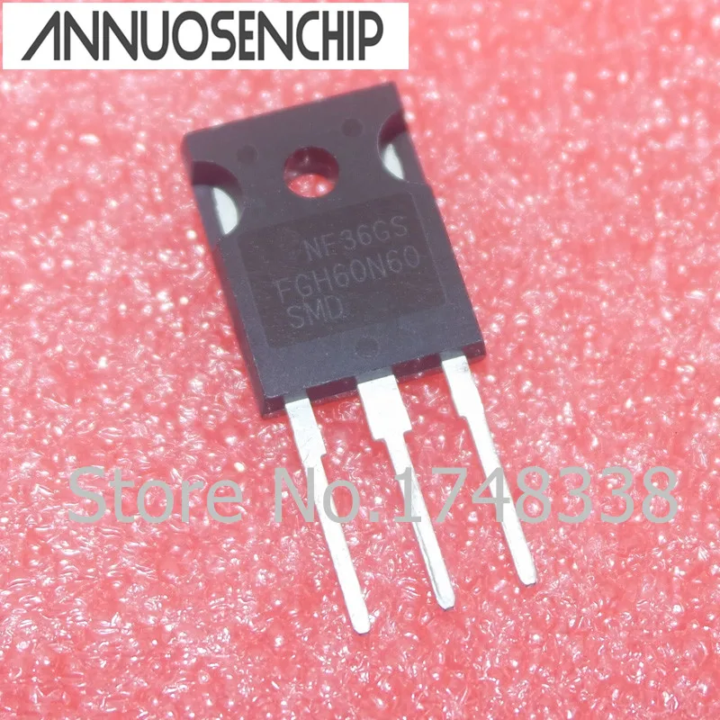 Imagem -02 - Igbt Novo e Original 10 Pcs Fgh60n60smd 60n60 600v 60a To247