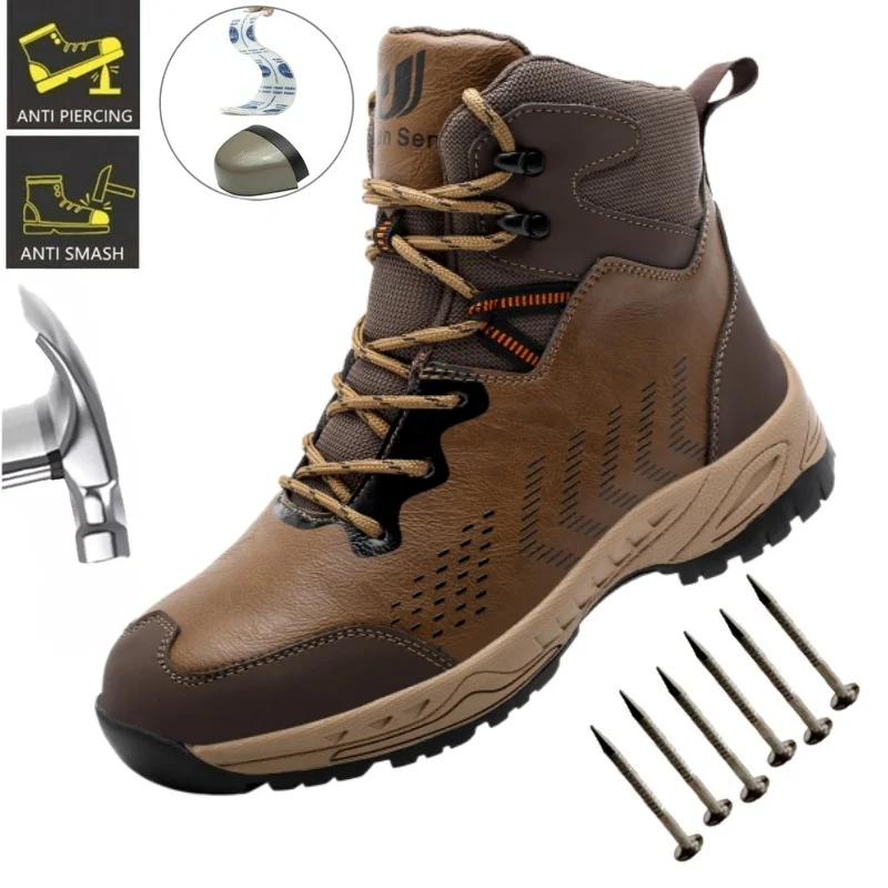 men's-safety-shoes-fashionable-lightweight-comfortable-breathable-steel-toe-safety-shoes-anti-slip-protective-safety-shoes