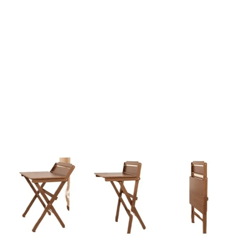 

Solid wood folding desk student learning writing desk small apartment