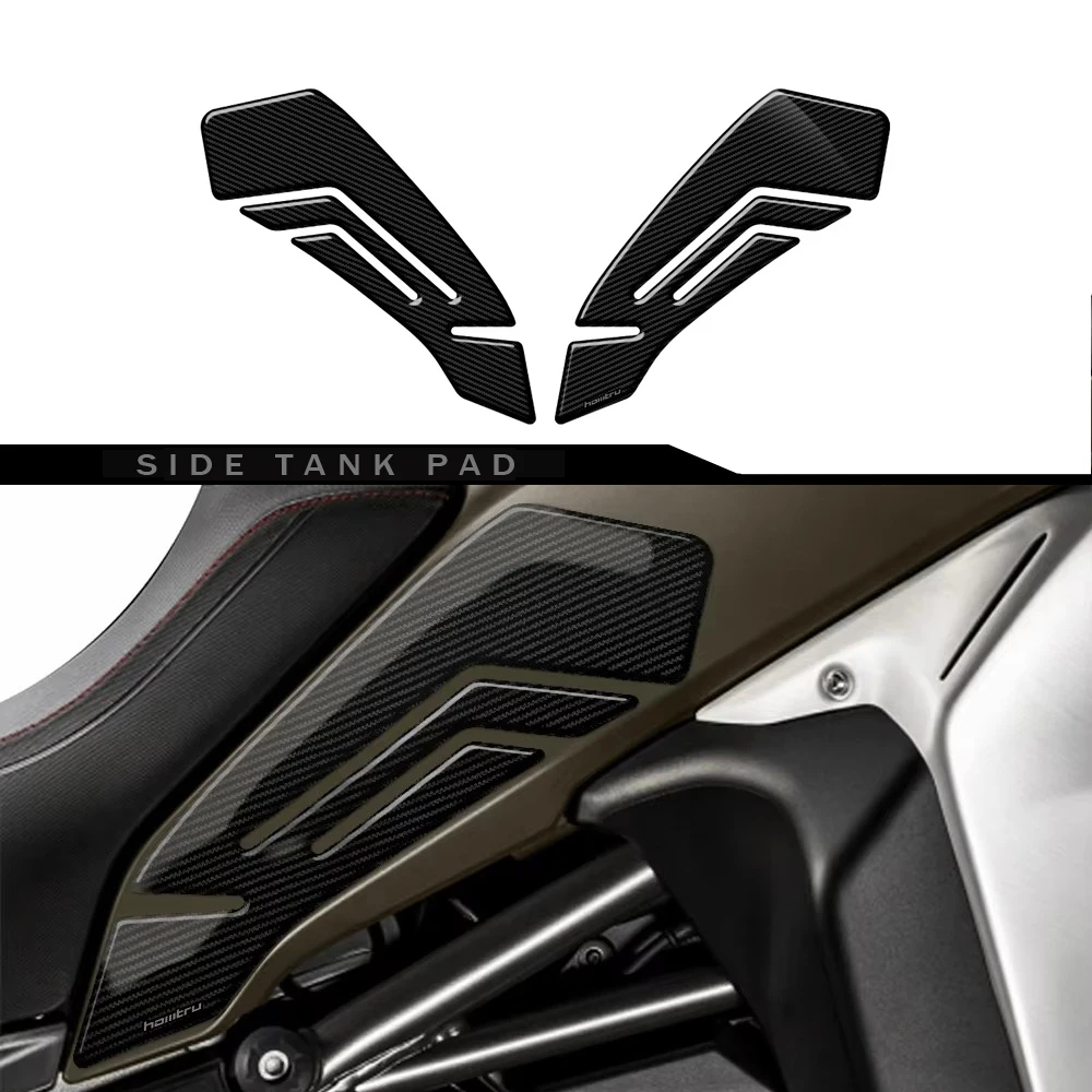 Motorcycle Side Tank Pad Protection Knee Grip for Ducati Multistrada Enduro 1200 1260 V2 V2S