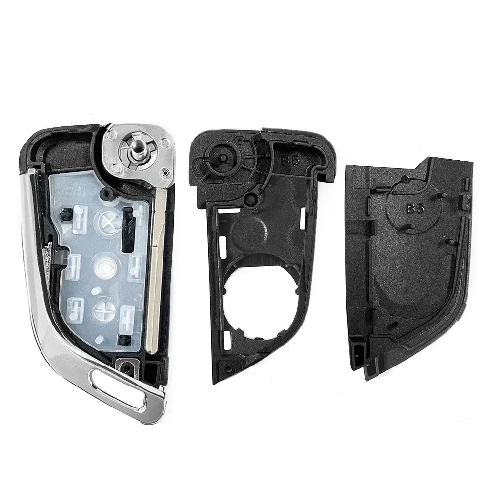 EllYYOU-Coque de clé pliante version modifiée, pour VW Volkswagen MK4 Bora Golf 4 5 6 Passat Polo Bora Touran