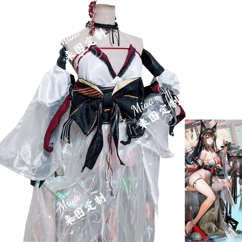 

Custom Made Azur Lane Amagi Cosplay Costume Sexy Swimming Suits Women Anime Outfits Halloween Uniform Tailor Customized Clothes