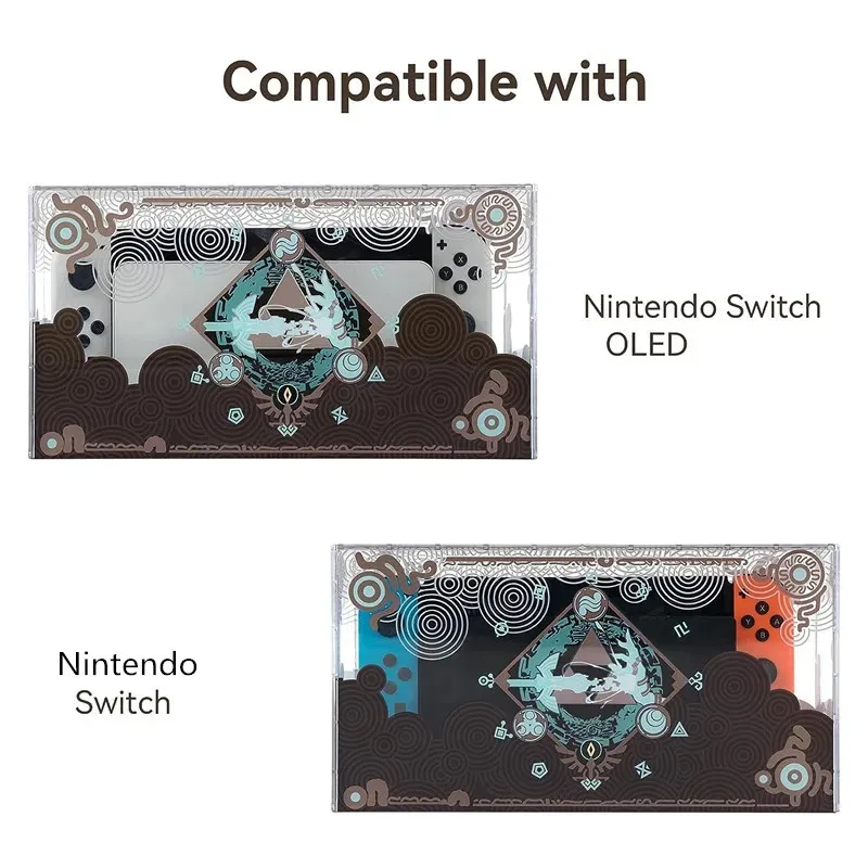 Dust Cover for Nintendo Switch/Switch OLED Charging Dock Dust Proof Cover Sleeve Display Box for Tears of The Kingdom