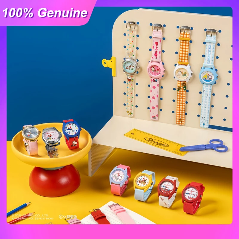 

100%Genuine In Stock Hello Kitty Watch Blind Box Childlike Fun Series Watch Cute Cartoon Characters Kt Cat Watch Birthday Gift