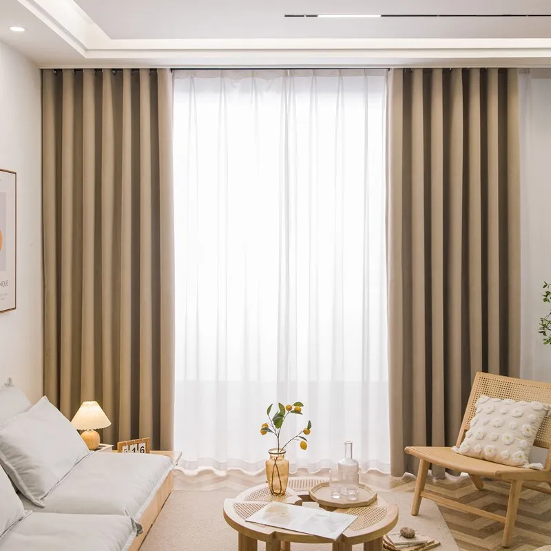 310cm Height 100% Blackout Curtains for Living Room Thermal Insulated Velvet Bedroom Curtain Sound Reduce Drapes Customs Made