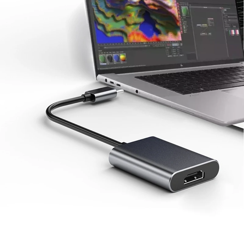 USB C to HDMI Cable 4K 60Hz/4K 30Hz Type C to HDMI 2.0/1.4 Adapter for Macbook Pro Mini Air Iphone 15/16 Pro Max. Dell XPS15/13