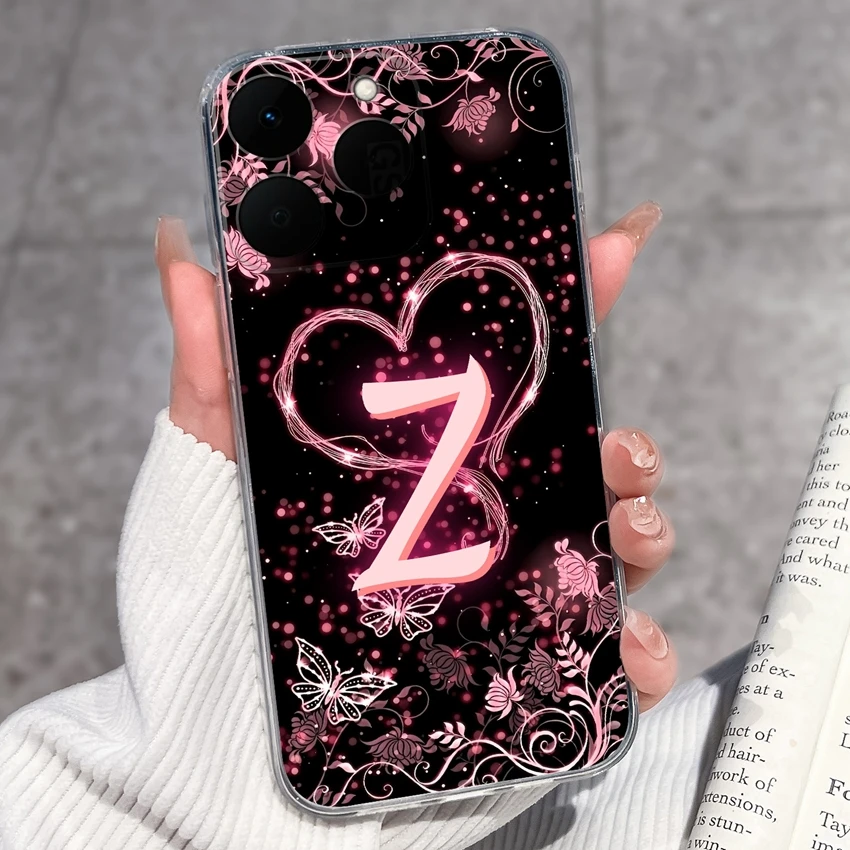 ل Realme 15T 14T 14X 5G أنيق الفني زوجين رسائل جراب هاتف رقيقة جدا شفافة بولي TPU للصدمات واقية لينة غطاء
