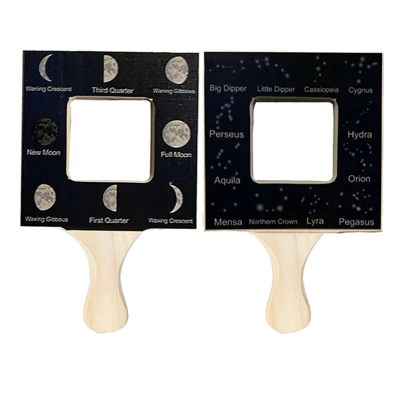 Nature Guide Finder - Wooden Double Sided Natural Viewfinder Nature Guide Frame, For Nature Lovers Gift