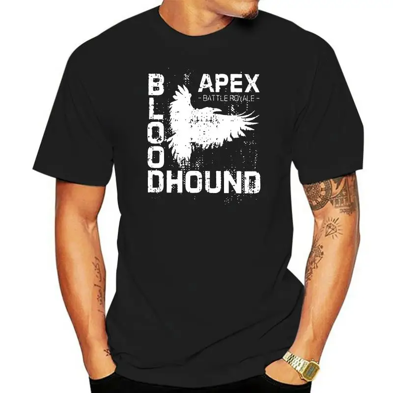 Men Apex Legends T-Shirt Bloodhound Fun Pure Summer Tees Short Sleeve Battle Royale Game T Shirt O Neck Clothing 100% Cotton