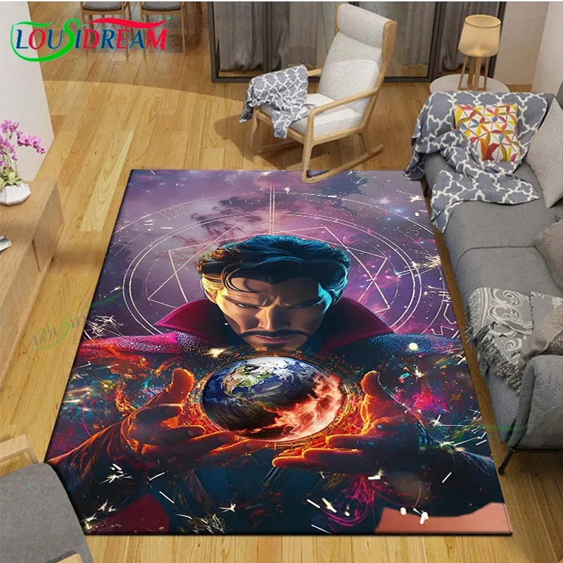 

3D Fashion Doctor Strange Carpet Living Room Bedroom Carpet Balcony Bathroom Non-slip Door Mat Photography Props Birthday Gift