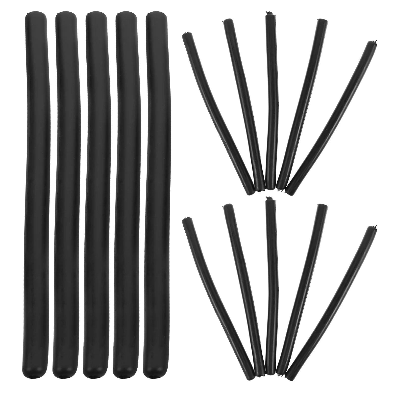 

50 Pcs Non-slip Hanger Protective Cover Hangers Pvc Garment Rack End Tip Sleeve