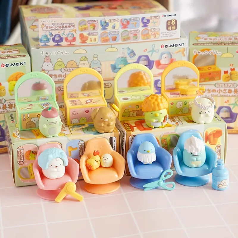 

Anime Sumikkogurashi Beauty Salon Hairdressing Model Toys Action Figures Blind Box Toy Collection Ornaments Children Gifts