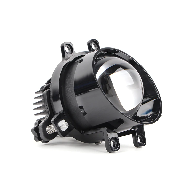For Toyota Led Headlights FogLights 3.0 Inch Bi Led Projector Lens 3 Colors for Car Lighting Headlamp Fog Lamp H11 12V view 3