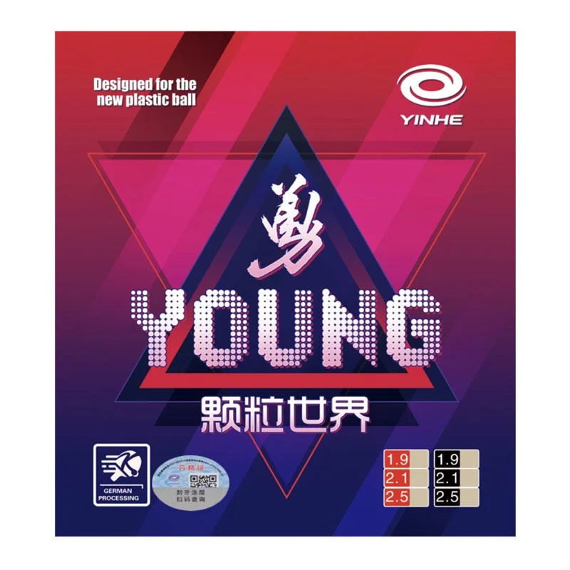 Yinhe Young Long pimple OX Table Tennis Rubber Friction/Frictionless Galaxy YONG Rubber for Ping Pong Racket