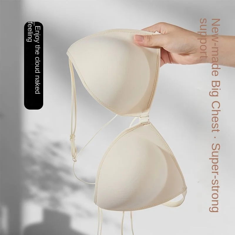 Super Thick 10cm Expandable Bra with Small Chest Gathered and Thickened to Show Off the Big ,Pure Desire, sexy underwear woman