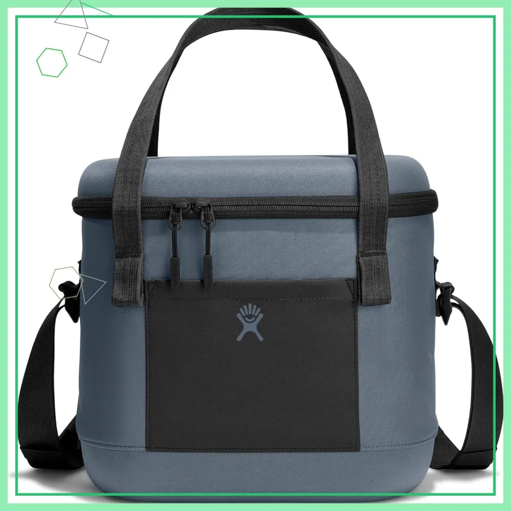 

Insulated Soft Cooler Bag - 12L Capacity, Koala Gray & Black, Keeps Cold 24 Hours