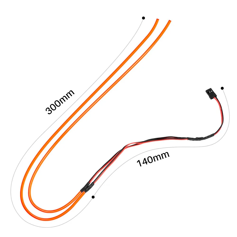 9IMOD 300MM LED-Farblichtstreifen Flexible schneidbare Lampe für SCX24 TRX4M UTB18 1/24 Auto