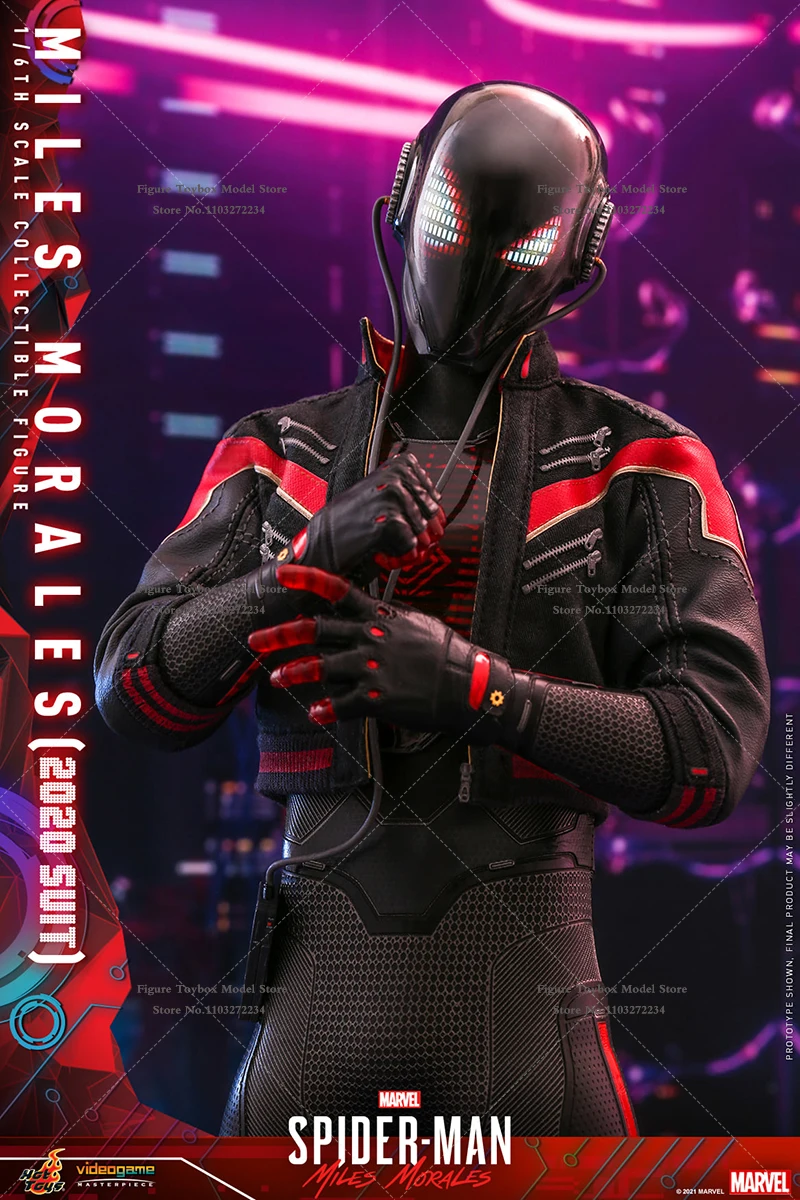 HT HotToys VGM49 1/6 Miles Morales 2020 Suit Movable Action Figure Marvel Spider Man Original Simulation 12