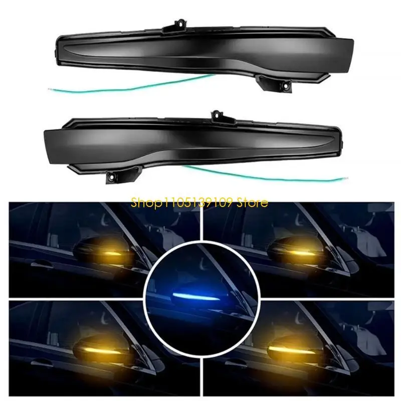 ضوء إشارة الدوران المتسلسل ل W205 C180 C200 C250 C300 C350 استبدال Auto Excessory Side Light