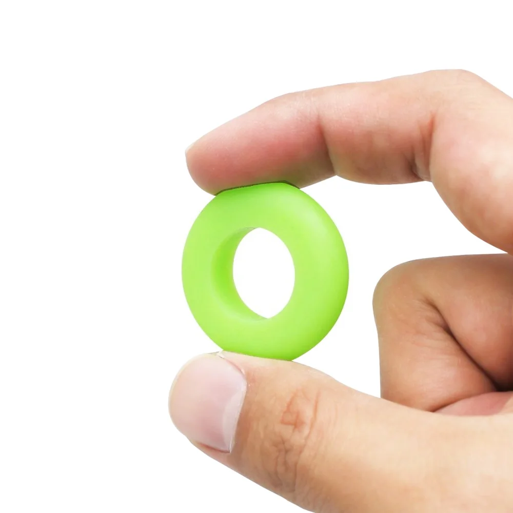 5 قطعة الصيد رود المضادة للانزلاق قضيب حلقة 3 حجم سيليكون O-شكل مقاوم للماء وقف ثابت حلقة كليب أدوات الصيد مقبض الملحقات