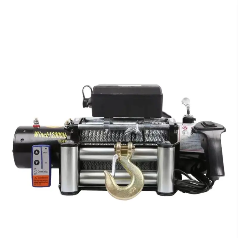 9500/12000lb Thắng Bắt Sóng Tời Điện 12/24V Tay Cầm/Không Dây Dây ATV Tời Cho beachBugg