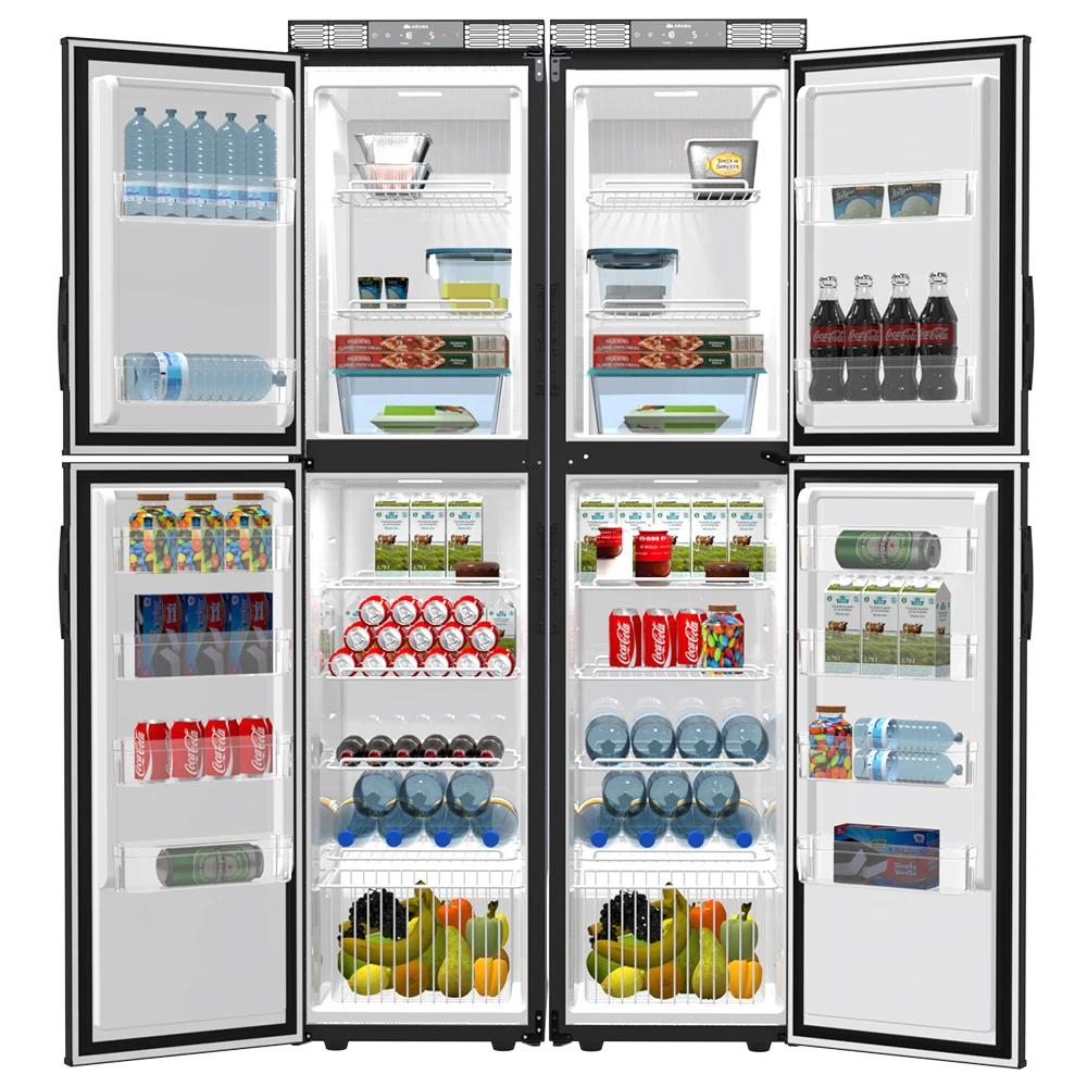 

12V Caravan Refrigerator Freezer with Built-In Refrigerant Compartment Motorhome Camper Van RV Electrical Systems