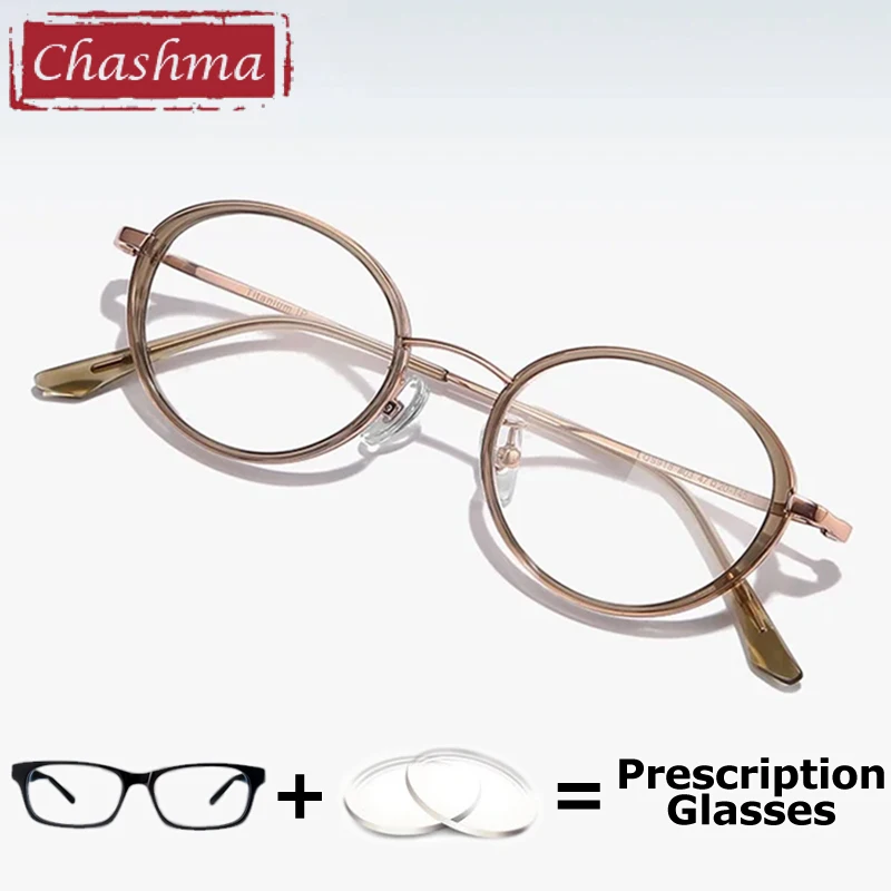 

Очки Chashma по рецепту, женские, маленькие круглые, для чтения, работы за компьютером, при дальнозоркости, близорукости, пресбиопии, с линзами плюс/минус