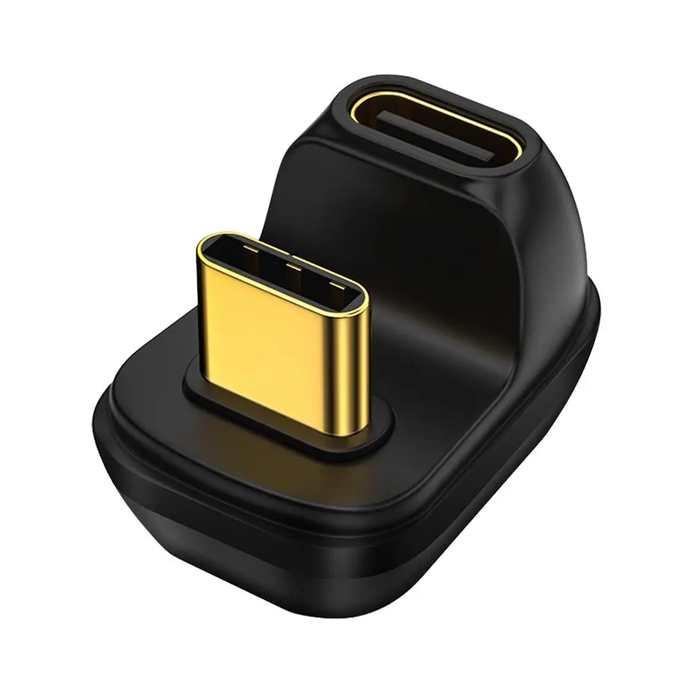 

Mini Converter Data Transmission USB C to Type C U-Shape 40Gbps Adapter USB 4.0