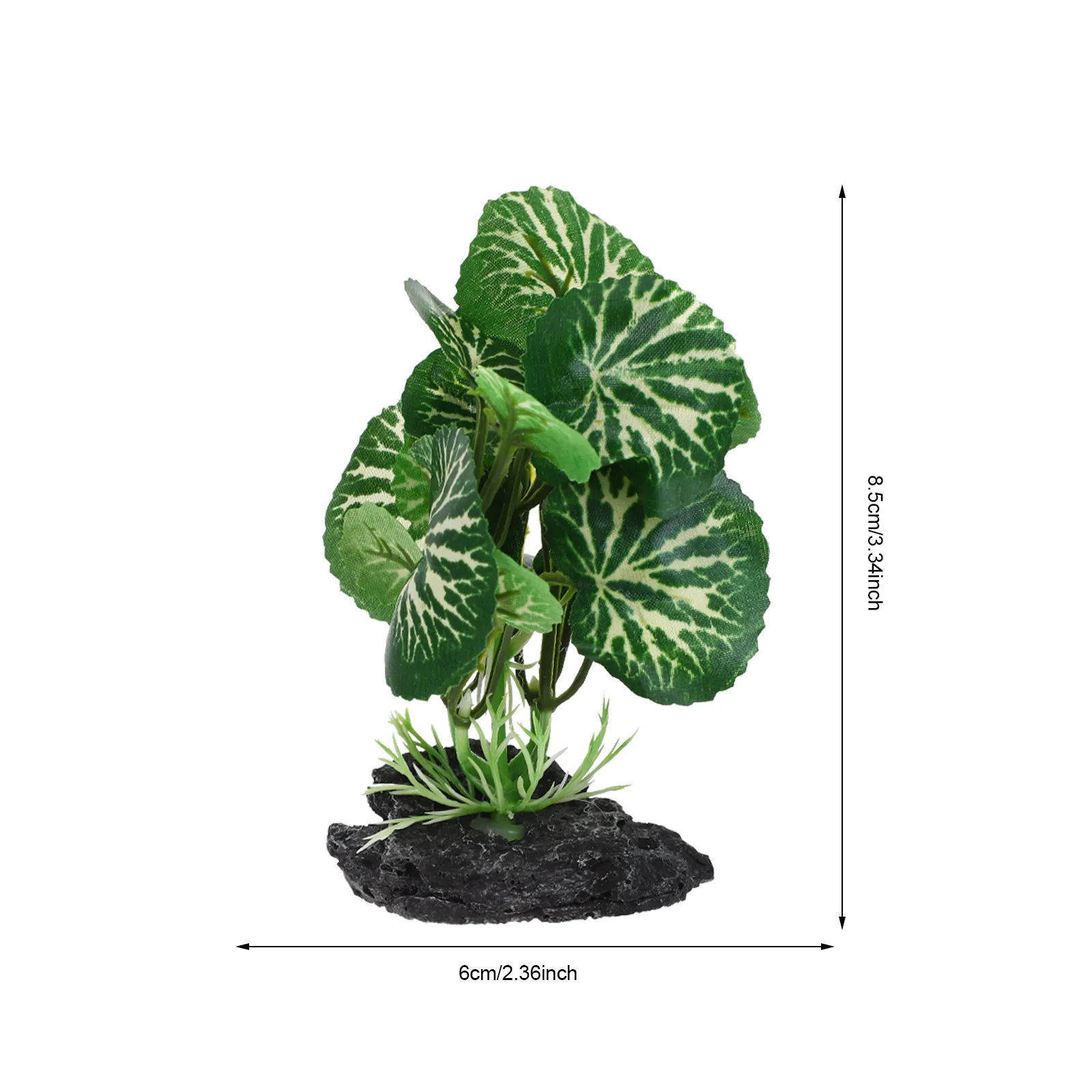 Simulated Aquarium Plants and Fish Cave Set – Realistic, Lightweight, Compact Decor for Freshwater Tanks