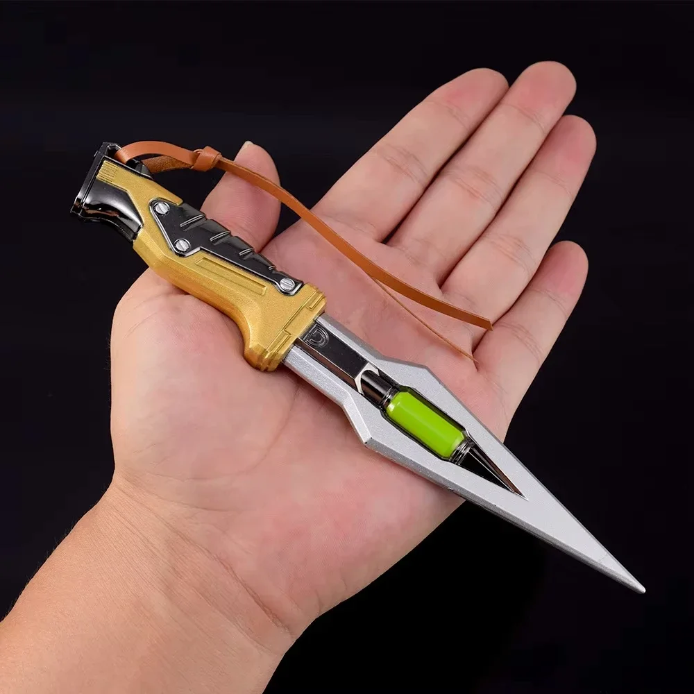 18cm Valorant Weapon Outpost Melee Karambit Knife Samurai Sword Uncut Blade Cool Exquisite Model Collection Birthday Gifts Toys