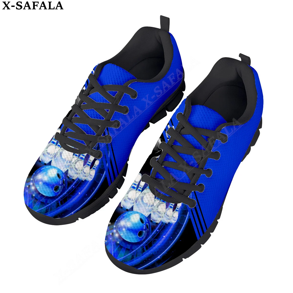 Bowlingspeler Clubprint Heren Casual Basis Dagelijkse Schoenen Ademend Lightweiht Mesh Veterschoenen Heren Dames Sportschoenen-4