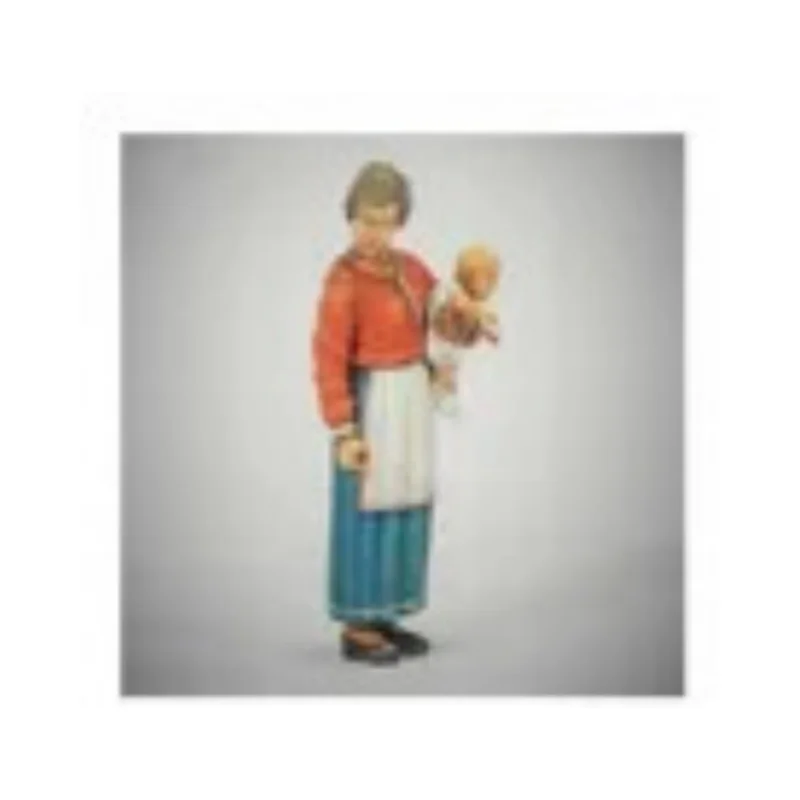 1/35 Resin figure unpainted model Kit, military theme, (mother and child 3 persons) Unassembled and unpainted GK,642