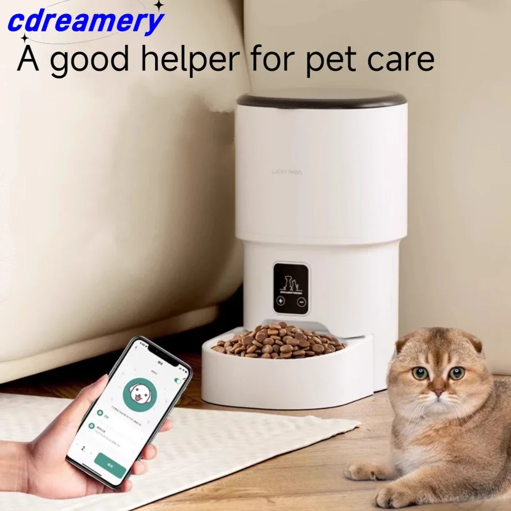 

CDY Automatic Pet Feeder Smart Auto Dispenser with App Control for cats and dogs intelligent pet food dispenser remote control