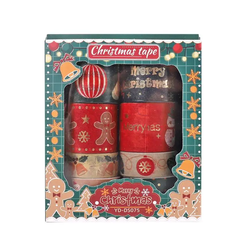 

Washi Tape Christmas Bohemian Vintage Washi Tape Christmas Wrapping Tape Christmas Tape Colorful Washi Tape Pack For