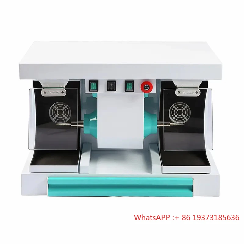 

JT-60 Professional Lab Polisher Lathe Buffing Grinder Jewelry Polishing and Buffing Machine with Dust Collector