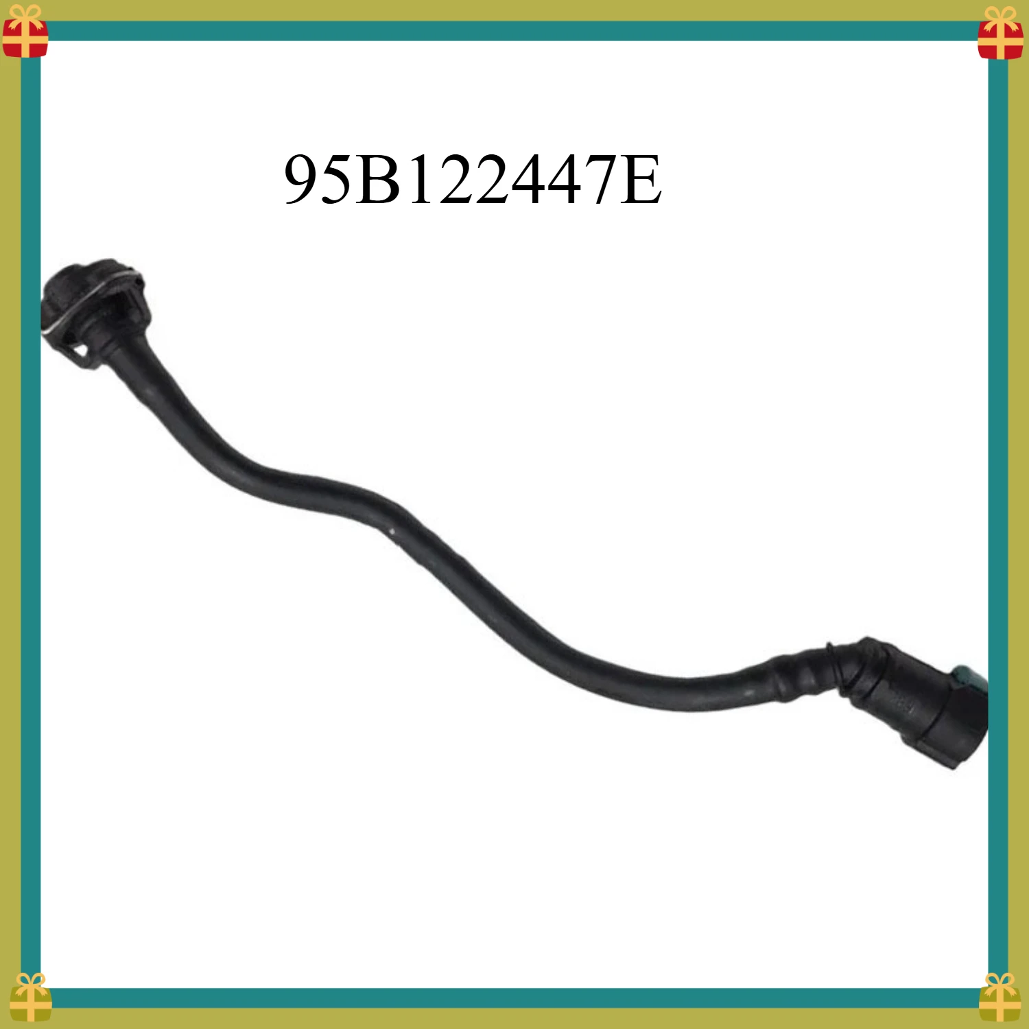 95B122447E Coolant Radiator Overflow Hose, For Porsche Macan 2014–2018 2.0, 3.0, 3.6