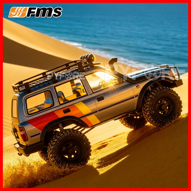 

FMS FCX10 LC80 RS Land Cruiser RTR 1/10 RC Electric Remote Control Off-Road Crawler Model Car For Adults And Children