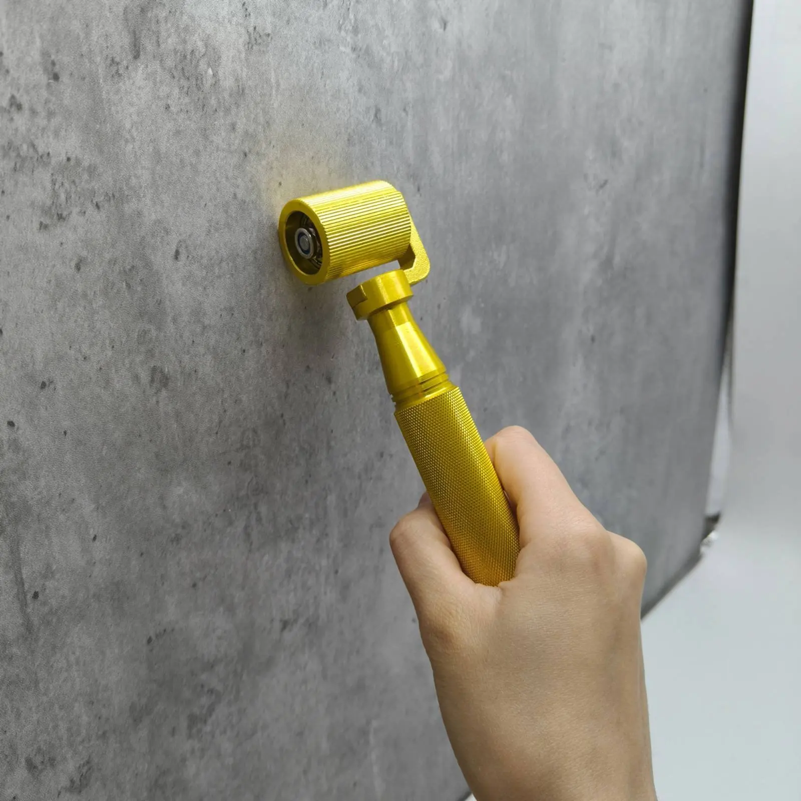

Stainless Steel Wallcovering Roller Corrosion Resistant Wallcovering Press Roller Household Tool Smooth Rolling Easy to Stow