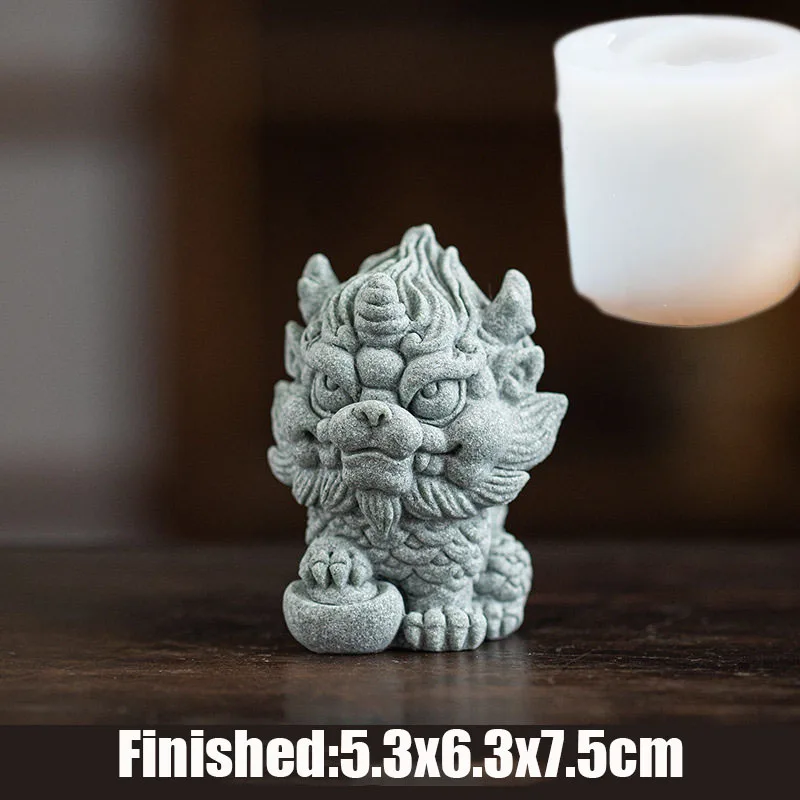 Tetrapod Concrete Silicone Mold DIY Wave Breaker Cement Mould Geometric CoastConcral Defense Block Candle Making Tool Home Decor