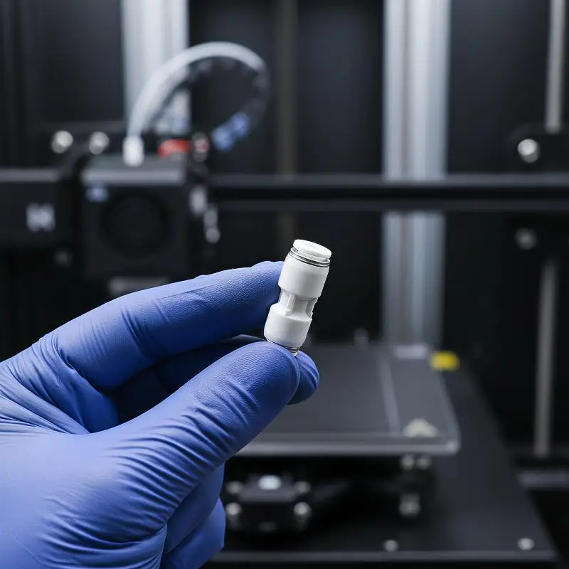 1/2/4pcs Pneumatic Push To Connect Fitting With Leak Proof Seal And Easy Installation Perfect For 3D Printer Air Tubing Projects