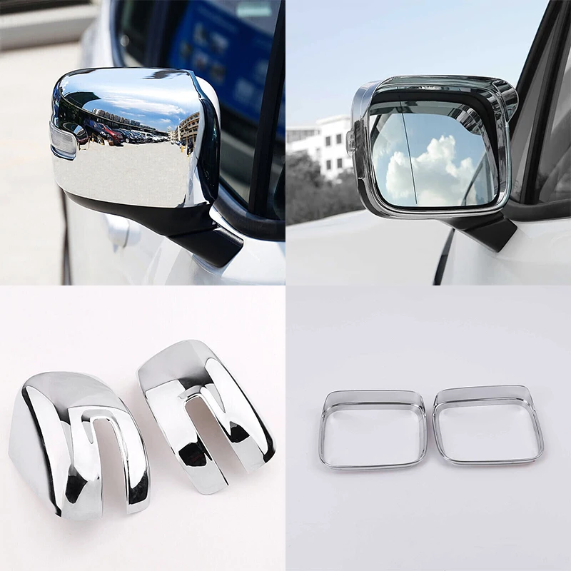 ABS Chrome lusterko wsteczne osłony ochronne lustro osłona brwi pokrywa dla Jeep Renegade 2015 2016 2017 akcesoria stylizacja