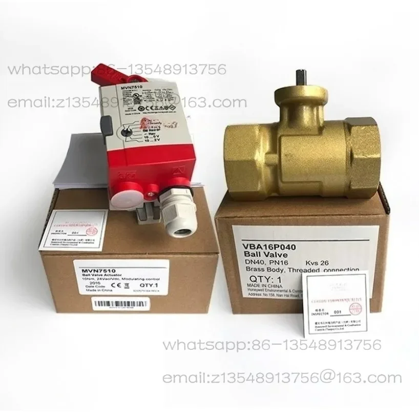 Genuine VBA16P/F thread electric switch analog water valve ball valve + MVN actuator, adjustable type 24V)
