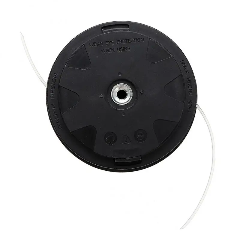 Universal M10 Aluminum Nylon Automatic Grass Trimmer Head Brush Mower Bump Spool 2 Lines Cutter Thread Line String Saw