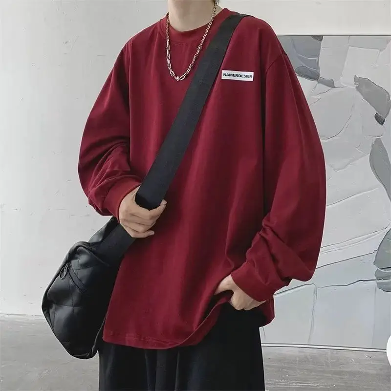 Hoodies Masculinos Sem Capuz em Tecido Elástico Confortável para Atividades Esportivas e Casuais