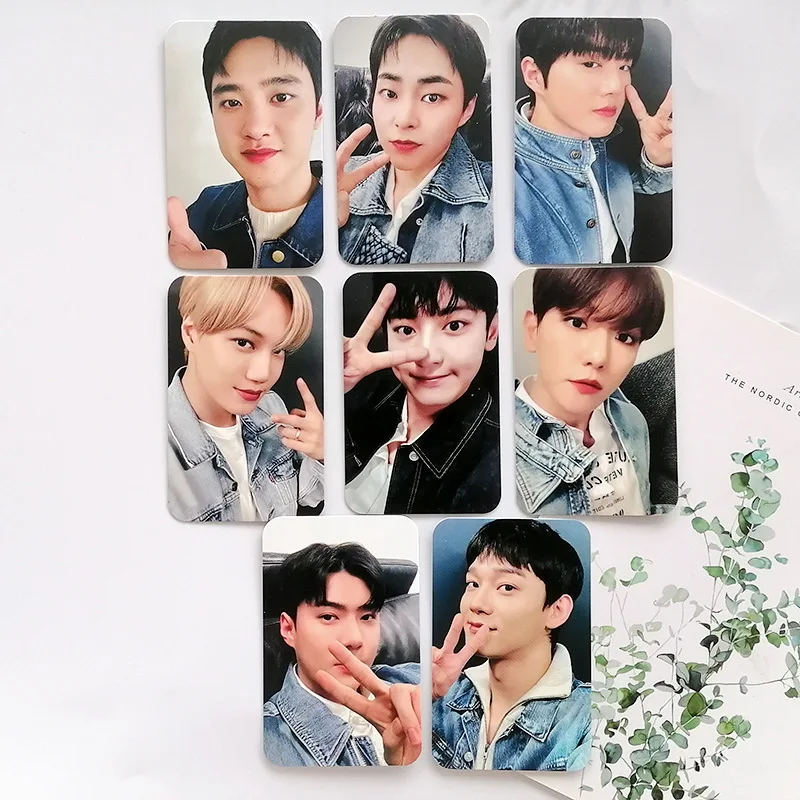 8pcs/set Kpop New Album Photo Card Self Made Paper Lomo Cards For Fans Gift Collection