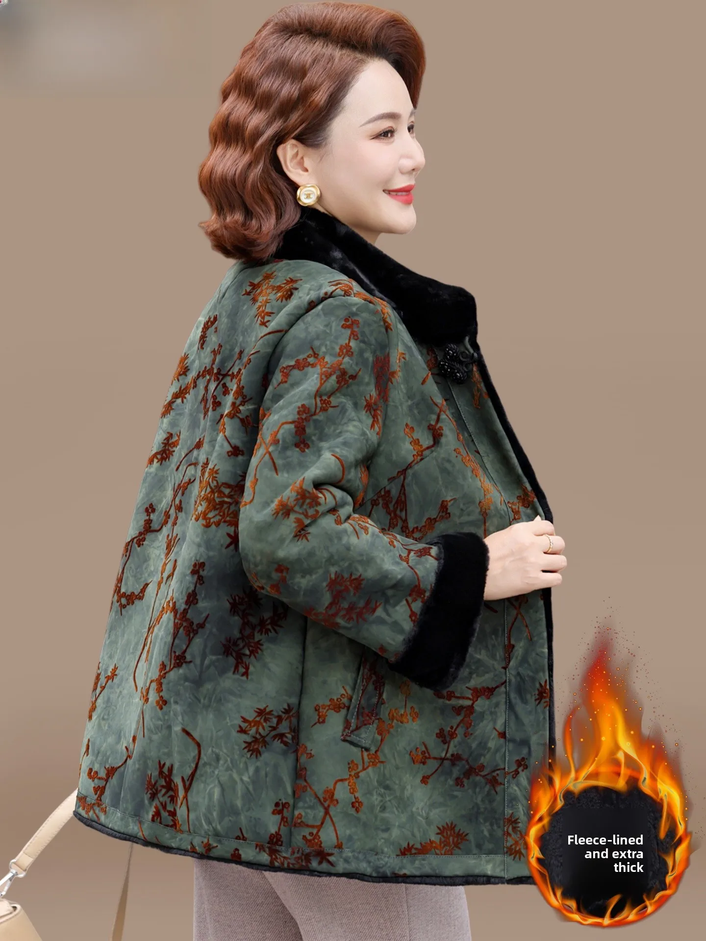 

Утепленная зимняя куртка для женщин старше 50 лет, пуховик с хлопковым наполнителем, модное теплое ветрозащитное повседневное пальто