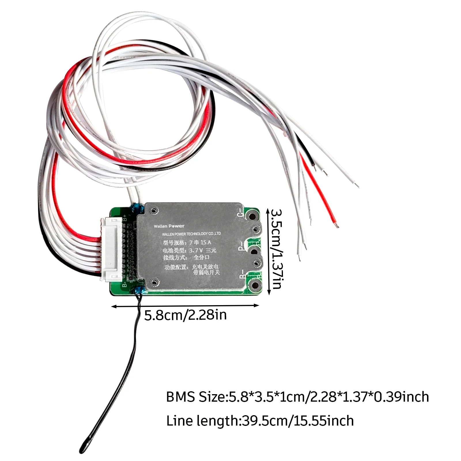 Lithium Battery BMS For E-Bike Scooter Packs 7S15A 10S25A 13S30A 16S60A 24V 36V 48V 60V With Protection Board