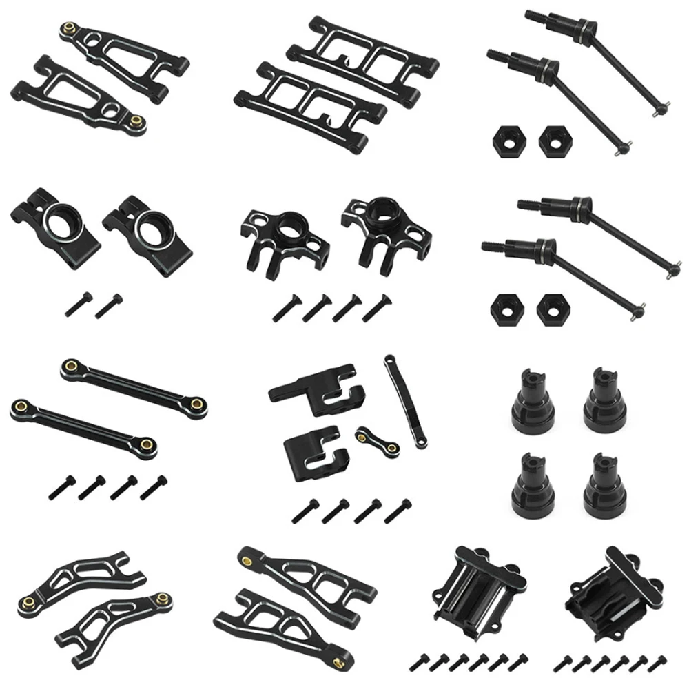 

Металлические алюминиевые верхние/нижние рычаги, ступицы, кулаки и крышки редукторов для ARRMA 1/18 MOJAVE – запчасти для тюнинга ARRMA 1/18 MOJAVE