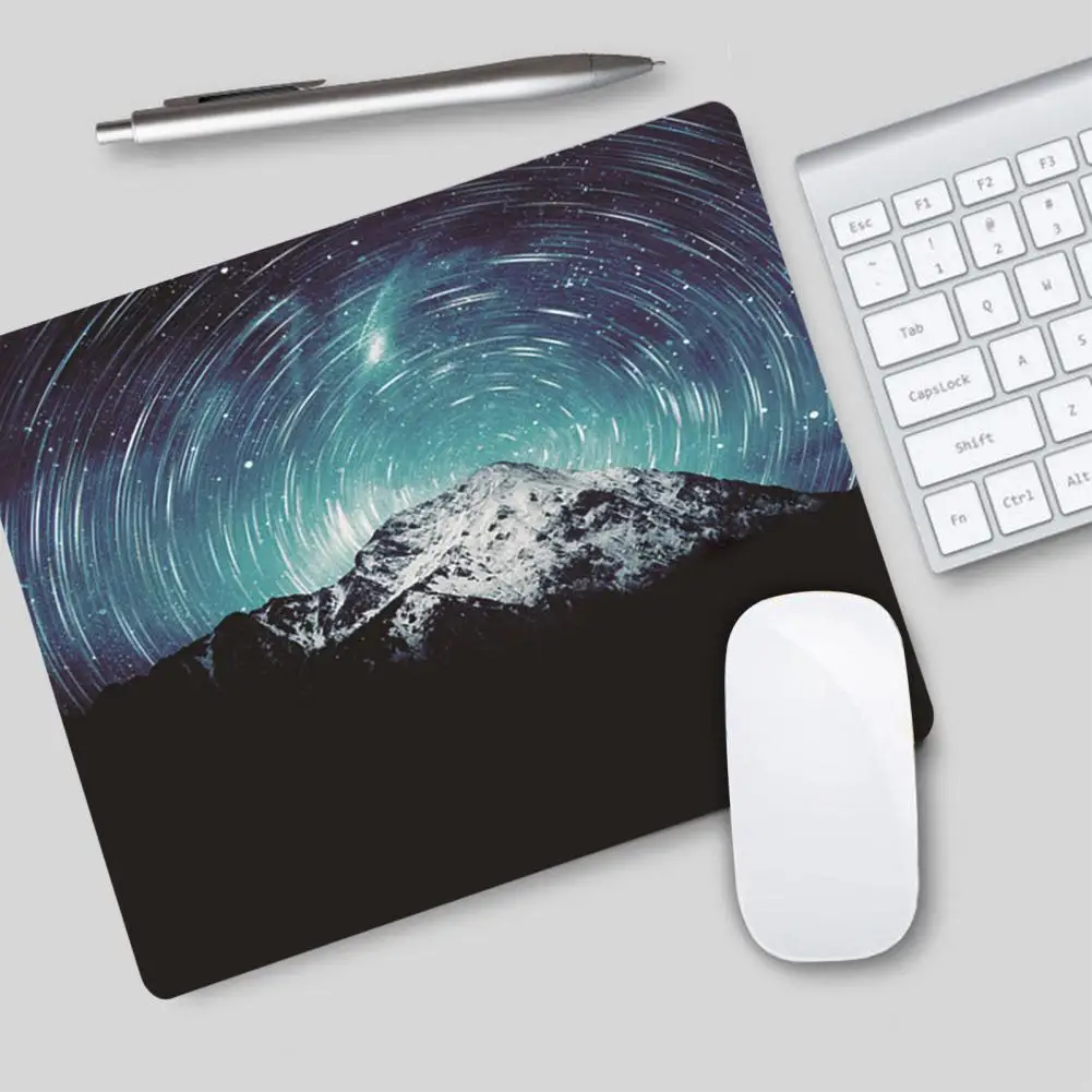 Desk Pad Wear-resistant Smooth Surface Comfortable Starry Sky Mouse Mat Table Decor   Mouse Pad  for Office