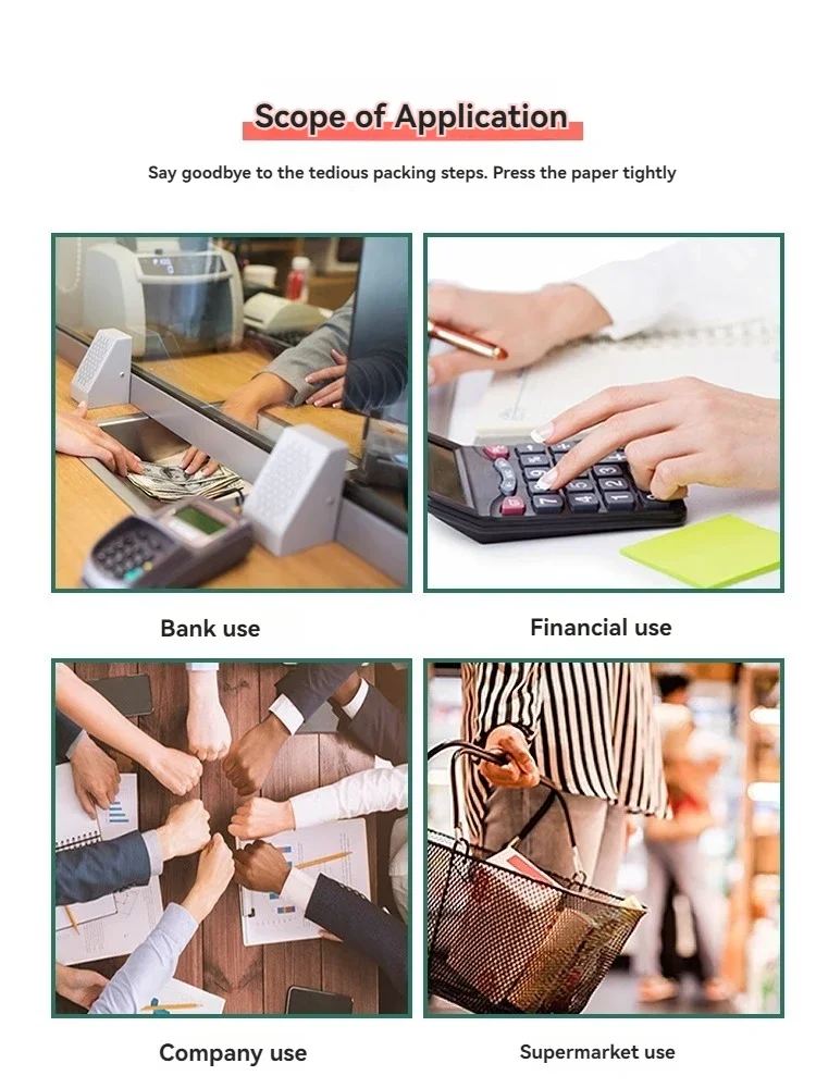 2025 صغير 169 الأوراق النقدية الحلزونية الكهربائية حزام الضغط التلقائي المحمولة دليل RMB آلة التعبئة والتغليف والتجميع #4